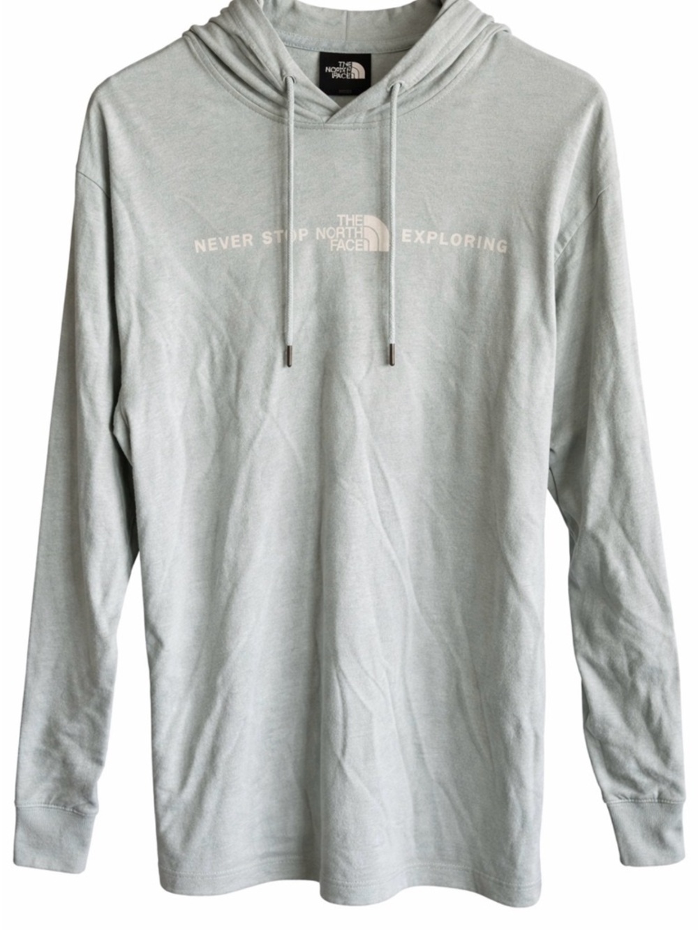 The North Face Hoodie Men’s Small Sage Green Never Stop Exploring Pullover